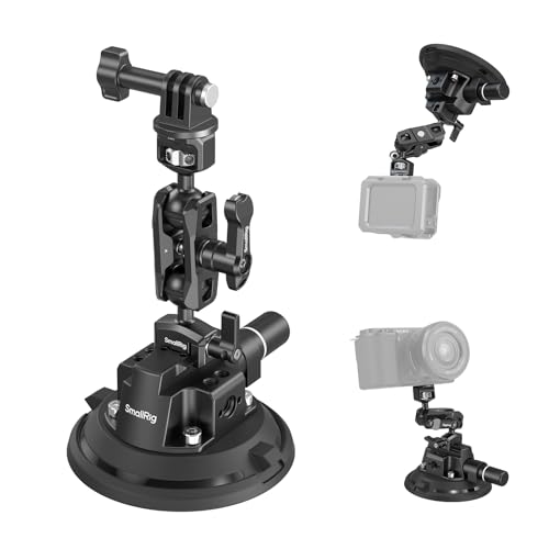 SMALLRIG 4" Camera Suction Mount with Ball Head Magic Arm – 4236C
