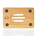 Aira Bamboo Soap Dish. Soap Holder for Shower, Counter, Sink, & Bathroom. Soap Lift & Soap Saver.
