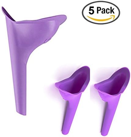 Buyker Female Travel Camping Outdoor Standing Pee Urination Device (5 Pack)