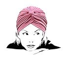 Encan Women's Ruffle Chemo Hat Pre Tied Head Cover Up Tichel Ruffles Turban Headwear