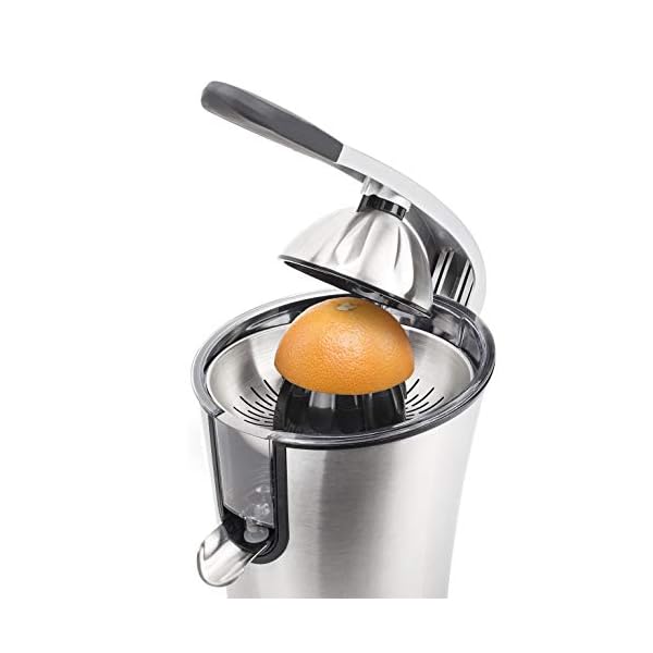 Princess Electric Citrus Juicer Master – Professional Orange Juicer – Stainless Steel – Cast Aluminium Lever Arm…