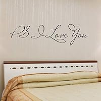 LXSSG 16Cmx60Cm Wall Sticker I Love You Removable Art Vinyl Mural Home Room Decor Wall Stickers Home Decoration
