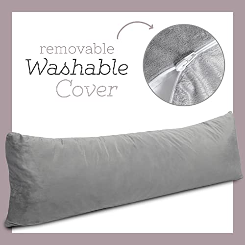 Milliard Full Body Pillow Shredded Memory Foam with Washable Cover