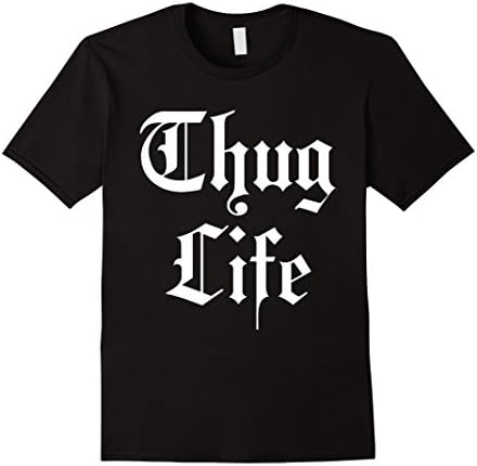 Thug Life Tshirt - Male 2XL - Black