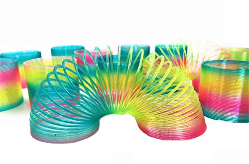 O.B Toys&Gift Rainbow Magic Coil Spring Toy , Spring Party Favor & Goody Bag Filler for Kids (24 Pack)