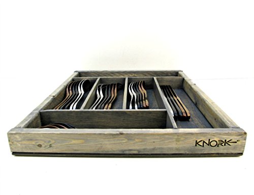 Knork 403 Storage Tray/Flatware Organizer, large, Weathered Gray - Thumbnail 3
