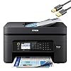 Epson WF Series Wireless All-in-One Color Inkjet Printer/Print Scan Copy Fax/White
