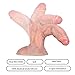 Hyper Realistic Ultra Soft Silicone Dildo Lifelike Vein Superior Penis Dual Layer Liquid Silicone Bendable Penis with Suction Cup Adult Sex Massage Masturbation Toys for Women 7.3 inch (Natural Flesh)