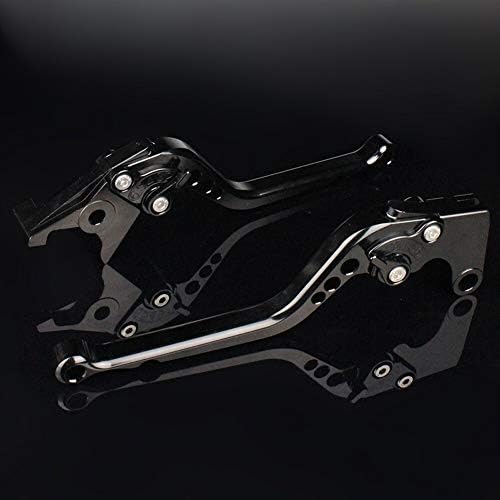 Motorbike Accessories， For BENELLI TNT 125 135 TNT125 135 2016-2017 CNC Adjustable Short Long Motorcycle Brake Clutch Levers Set Handle Accessories (Color : Long Black)