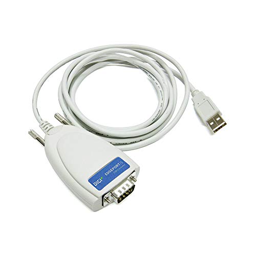 Digi Edgeport/1 2-Meter Captive Cable 1P (301-1001-15) Rs-232 Serial Db-9 Captive 2 Meter Cable
