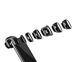 Prime Focal Wanderer - 6 in 1 Smartphone Camera Lens Kit for iPhone X, XS, XS Max, Galaxy/Note, Huawei, and Most Smartphone Devices, with TELEPHOTO, Wide Angle, FISHEYE, CPL, Macro, and Star Lens