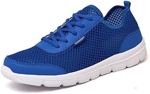 STSM Men's Lightweight Fashion Outdoor Casual Walking Shoes (Blue, 41)