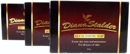 Lot of 3 Diana Stalder Glutathione Skin Whitening Soap