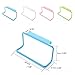 Vivian Over Cabinet Towel Ring Rack Bathroom Kitchen Cupboard Hanging Holder Set of 2 PCS (Pink)