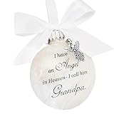 RWET, White-grandpa Memorial Ornaments for Loss of