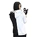 Lifeye Black White Bear Hoodies Sweatshirts Cosplay Jacket Unisex Adult Long Sleeve Coat With Gloves XL