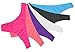 ELACUCOS 6 Pack Women's Thongs Cotton Breathable Panties Bikini Underwear