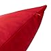 Deconovo Solid Luxurious Smooth Velvet Pillow Cases Red Cushion Covers with Invisible Zipper for Sofa 18 x 18 Inch Red 4 pcs