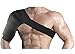 JBM Elastic Compression Shoulder Brace Support Strap Wrap Belt Band Pads and Sleeves Protector for Men and Women (One Size Fits All, Right)