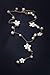 Women's Elegant Pearl Flower Sweater Chain Long Pendant Necklace Fashion Jewelry