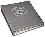 C.R. Gibson QP12-18687 Recipe Binder and Cards, Farmhouse