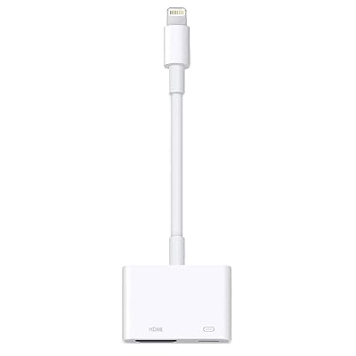 Geameon Compatible with iPhone to HDMI AdapteriOS Phone HDMI Adapter, HDMI Coupler 1080P Digital AV Adapter, Sync Screen HDMI Connector with Charging