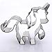 Prancing Unicorn Cookie Cutter, Premium Food-Grade Stainless Steel, Dishwasher Safe