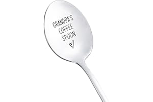Granapa Gift Spoon from Granddaughter Grandson Grandpa's Coffee Spoons for Granpa Grandfather Coffee Lovers Gifts for Papa Gr