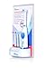 Wellness Oral Care Battery Powered Oscillating Family Electric Toothbrush with 4 Replacement Brush Heads, 2 AA Batteries and Countertop Holder