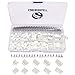 GeeBat 460pcs 2.54mm JST-XH Connector Kit with 2.54mm Female Pin Header and 2/3 / 4/5 / 6 Pin Housing Connector Adapter Plug (JST Connector Kit) primary