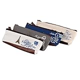 MERSUII Set of 4 Retro Vintage Classic Bicycle,Motorcycle,Camero,Effiel Towel Printing Canvas Pen Pencil Bag Case Holder Cover Pouch Bag, School Office Accessories for Students Teens Boys and Girls