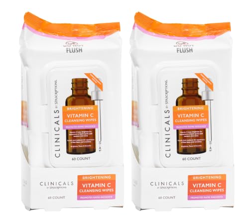 SpaScriptions CLINICALS Vitamin C Cleansing Facial Wipes - Dai... 41rrvSELhnL