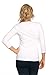 Heirloom 3/4 Sleeve V-Neck Top Soft Extra-Length Layering Top (White S)