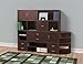 Foremost 328009 Modular Corner Radius Cube Storage System, Espresso