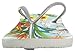 Vionic Women's Beach Noosa Flip Flop, Light Blue Floral Silver, 9 M US