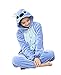 Yimidear Unisex Adult Pajamas Pink Stitch Onesie Cosplay Costume Sleepwear, Azul, Small