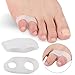 2 PCS Toe Separators Comfortable Silicone Little Last Toe Valgus Corrector Gel Straightener