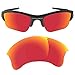 Dynamix Polarized Replacement Lenses for Oakley Flak Jacket XLJ | Easy to Install | Fit Perfectly | Fire Red