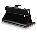 iCoverCase for Xiaomi Mi Max 2 Case, Premium Leather Case [Kickstand & Magnetic Closure] [Card Slot] Shockproof Folio Flip Wallet Leather Case [Slim Fit] for XiaoMi Mi Max 2 6.44''-Black