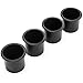 4 Cup Holders Plastic Pocket Recessed Insert for Boat RV Car Truck Sofa Game Table and More