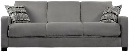 Portfolio Trace Sage Microfiber Futon Sofa Sleeper. This Cozy Couch Also Serves As A Sofa Bed For Versatility And Comfort When You Need It Most. Don't Pass Up On The Convenience Of Futons In Your Home For Both Family And Guests To Enjoy Anytime.