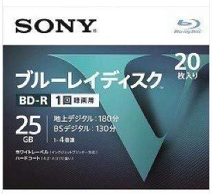 Sony BD-R 25GB Vシリーズ 20枚入の商品画像