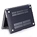 Valawy - Newest Version 13-inch Black Rubberized Hard Case for MacBook Air 13.3