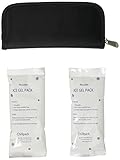 Chill Pack Diabetic Insulin Pen/Syringes Cooler Pocket Case, 2 X Ice Packs Included, Black (Health and Beauty)