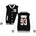 babyHealthy BTS Baseball Jacket Uniform Bangtan Boys Suga Jin Jimin Jung Kook Sweater Coat