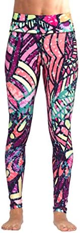 MONASITA Womens Skin Neon High Waisted Yoga Leggings Fitness Skating Clothes (XS, Skin)