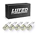 LUYED 5 X 300 Lumens Super Bright 3014 30-EX Chipsets 194 168 175 2825 W5W 158 161 T10 Wedge Led Bulbs,Xenon White