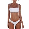 Meizas Push-Up Tanga Bikini voor dames, met lage taille