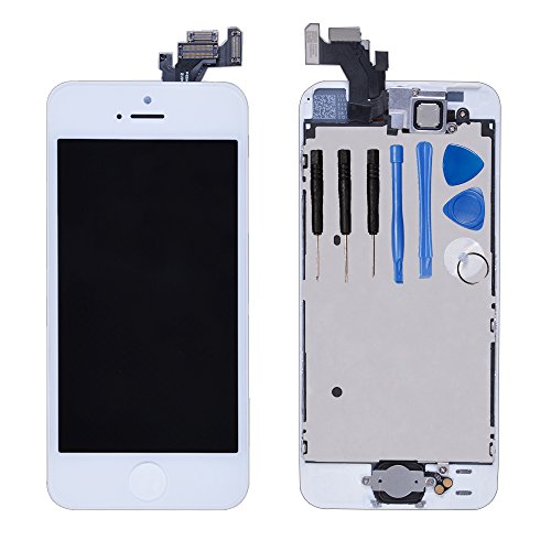 Ayake lcd screen for iphone 5 white display assembly di…