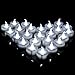 AGPTEK 100 PCS Battery Operated LED Flameless Lights - White